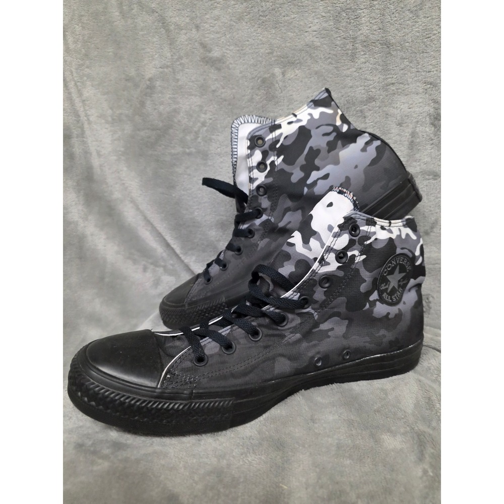 Converse Chuck Taylor All Star Hi Men's 13 Shoes Camo Black-White 163240c